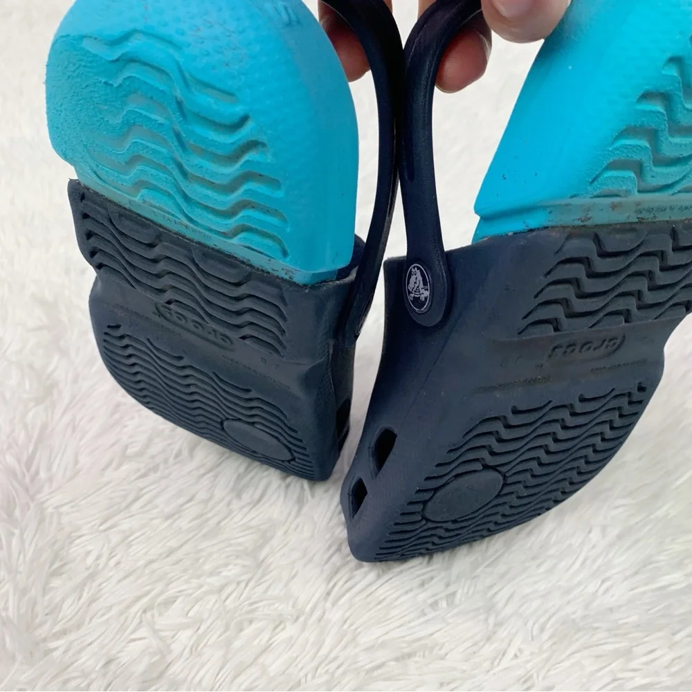 CROCS Kids Dark Blue Electro clogs‎